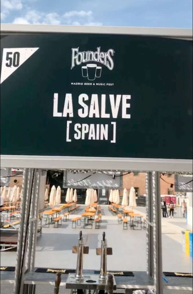 LA SALVE estará presente en Founders Madrid Beer & Music Fest