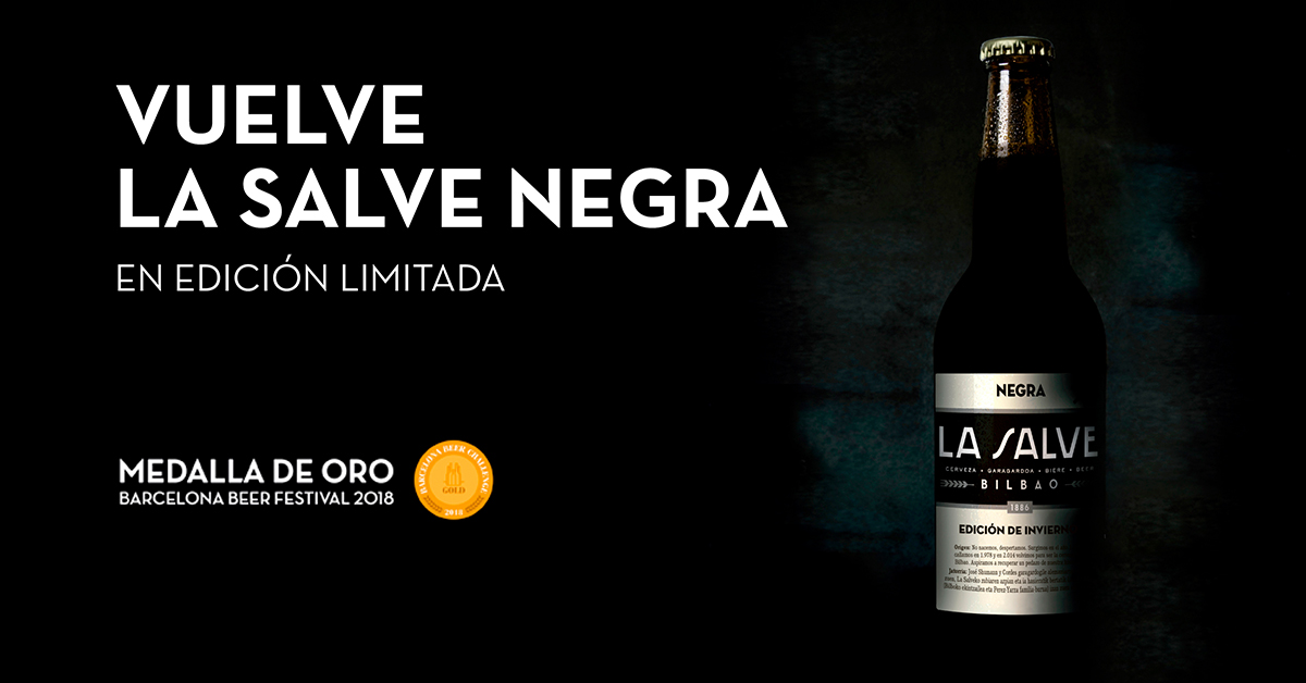 Cervea negra LA SALVE Presentación edición limitada - La Salve Bilbao