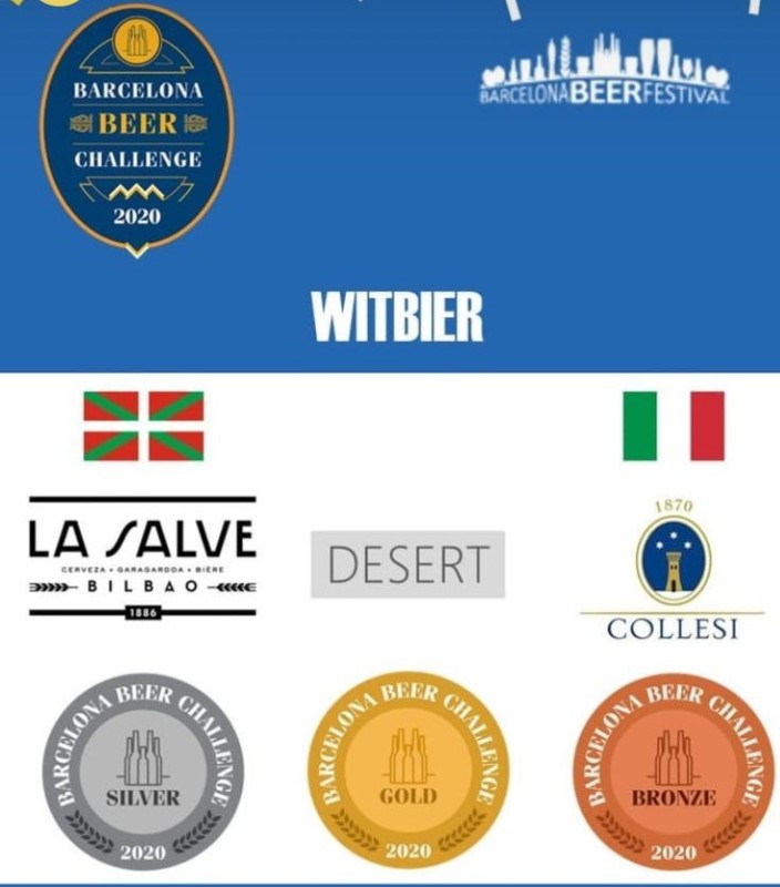 LA SALVE Botxo, Medalla de Plata en Barcelona Beer Challenge 2020 - LA SALVE Bilbao