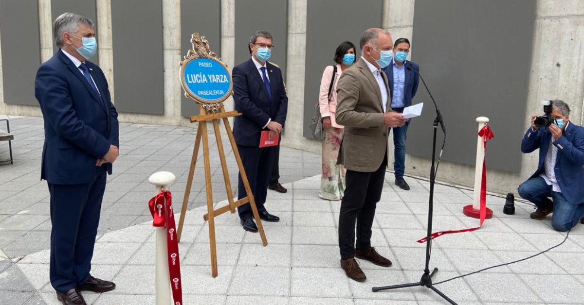 Inauguración paseo Lucia Yarza Bilbao - LA SALVE Bilbao