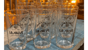 Pack 12 vasos cerveceros LA SALVE