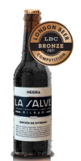 Cerveza Negra premiada con medalla de bronce en el London Beer Competition - LA SALVE Bilbao