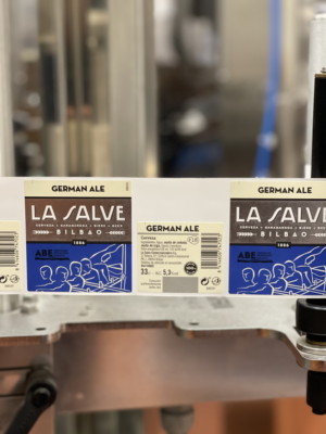 Liga LA SALVE. Cerveza edición especial Liga de remo - LA SALVE Bilbao