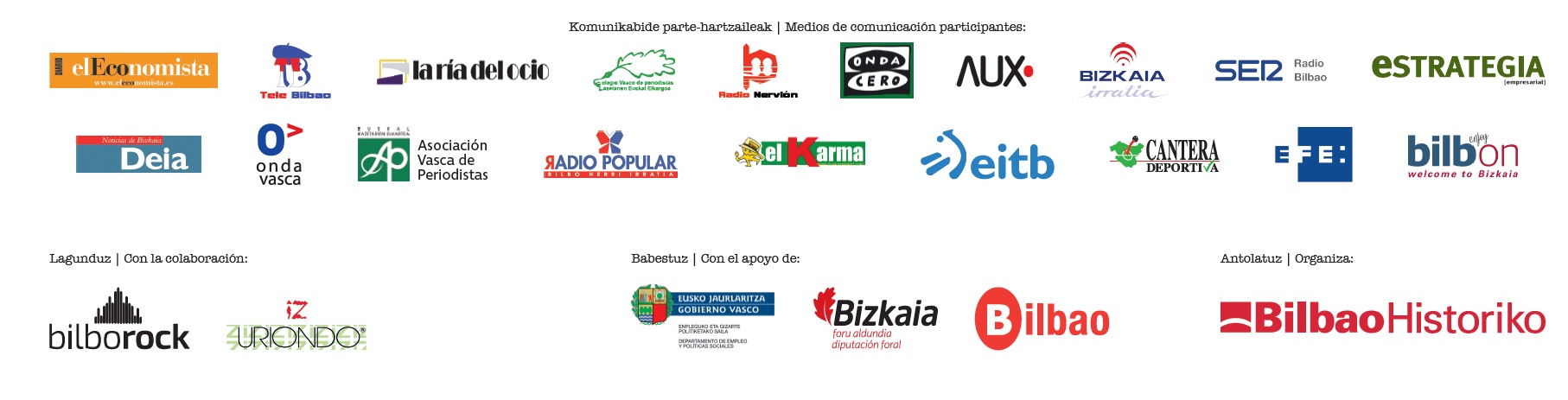 Colaboradores en Premios BILBAO SARIAK '22 EMPRESA
