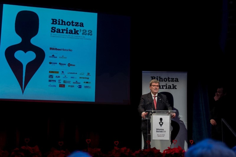 Entrega de premios BIHOTZA SARIAK 22 ENPRESA - LA SALVE
