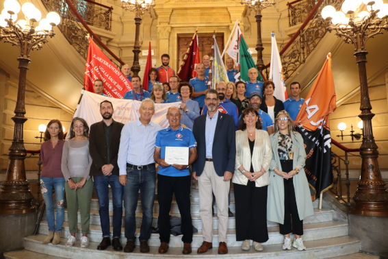 LA LIGA DE REMO LA SALVE 2023 SE CLAUSURA CON  EL TRIUNFO DE FORTUNA Y LA RECEPCIÓN EN EL AYUNTAMIENTO DE DONOSTIA/SAN SEBASTIÁN